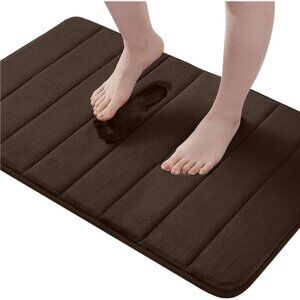 Buganda Memory Foam Bath Mat Rug, 30" x 20", Ultra Soft and Non-Slip Bathroom